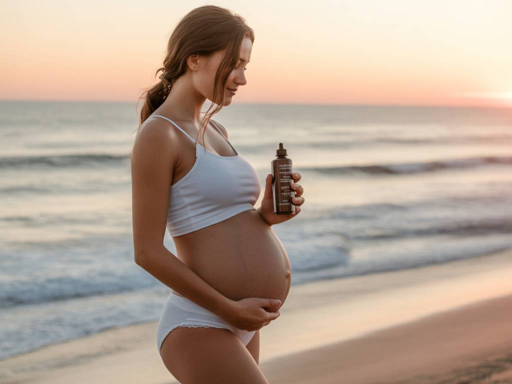 Autobronzant femme enceinte : quels produits choisir sans danger pour bébé