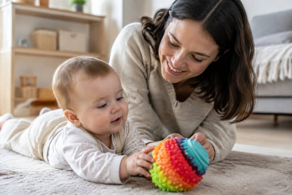 Éveil sensoriel de bébé : 10 activités simples à faire à la maison